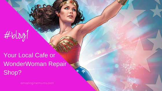 The local cafe or WonderWoman Repair Shop?